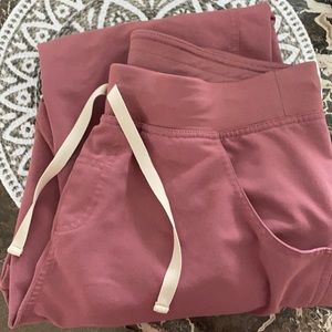 Figs mauve large pants